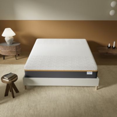 November Sleep Matelas Ferme 90x200cm - Latex Naturel & Mémoire de Forme - Ypsilon - Épaisseur 28cm -