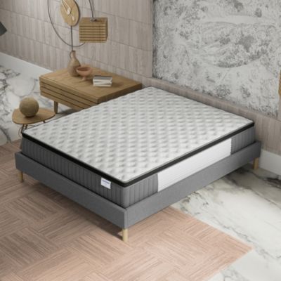 November Sleep Matelas Ressorts Ensachés 200x200 Cm ELEKCTRA Epaisseur 30 Cm