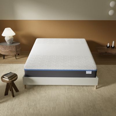 November Sleep Matelas Souple 180x200cm - Latex Naturel & Mémoire de Forme - Ypsilon - Épaisseur 28cm -