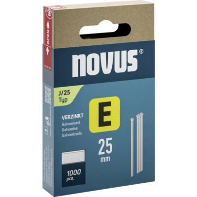 Novus Tools 044-0091 Clous E type J 25 mm - 1000 pièces