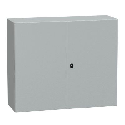 Armoire électrique étanche IP55 – 1200x1200x400 Mm, 2 Portes, Plaque, IDE