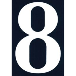 Numéro de rue chiffre "8" adhésif