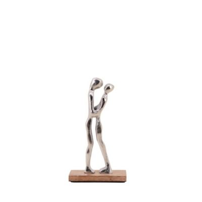 Objet déco silhouette couple 19cm