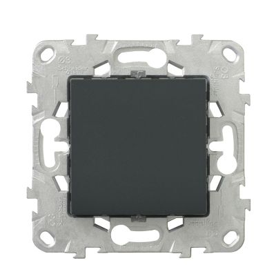 Obturateur Schneider Electric Unica Déco anthracite
