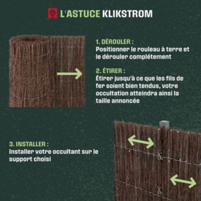 Occultant Brande bruyère 2kg/m² L.3 m x H1.8m