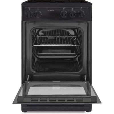 OCEANIC CV5050B8 Cuisiniere vitrocéramique 50x50 - Four convection naturelle - 48 L - Noir