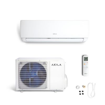OGAWA - Climatiseur réversible fixe - Mono split - 3600W - 12000 BTU - 40 m2 - Gaz R32 - 4D Airflow - Golden Fin - Wifi