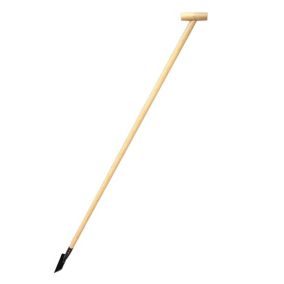 OGROD Binette à lame large manche long avec poignée en T en bois de frêne