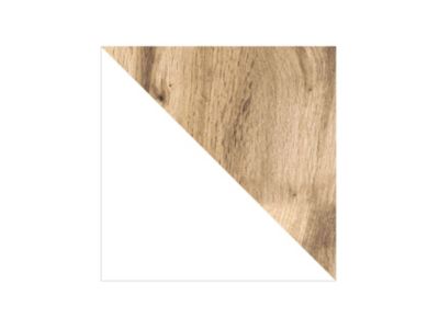Olga - meuble TV - bois et blanc - 198 cm - style scandinave - Best Mobilier