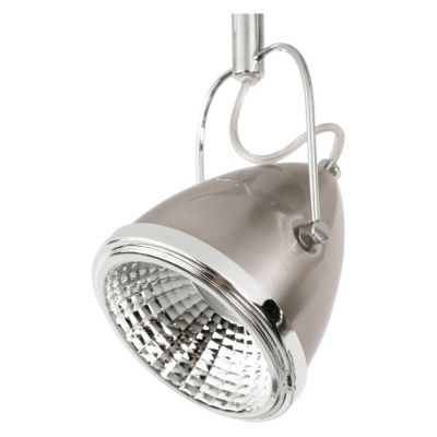 Oliver Plafonnier Incl. 2xGU10 LED 5,5W Métal Chromé/Métal Satiné