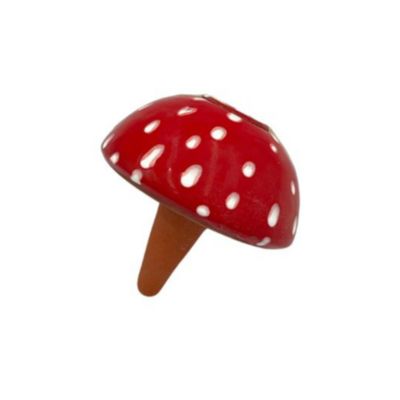 Olla Champignon Rouge à Pois Blancs Fabrication Française 20 cl Taille S Arrosage autonome