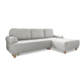 Olli - canapé d'angle droit - convertible - avec coffre - 4 places - en tissu - Best Mobilier