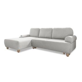 Olli - canapé d'angle gauche - convertible - avec coffre - 4 places - en tissu - Best Mobilier