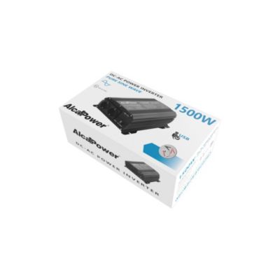 Onduleur À Onde Sinusoïdale Pure 1500W 24V (Crête 3000W), Double Prise Schuko Et Usb, Camions, Bus Et Cabines Solaires