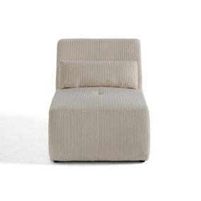 Onyx - fauteuil sans accoudoirs - en velours côtelé - Lisa Design