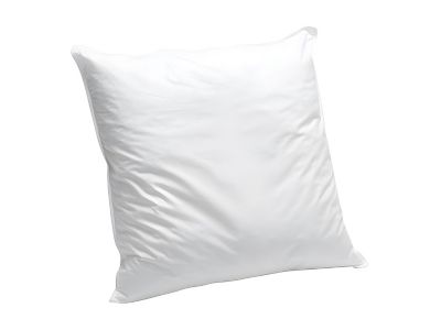 Oreiller en coton bio 60 x 60 cm de NATUREA - 550gr/m2- Blanc- NATURE CONFORT