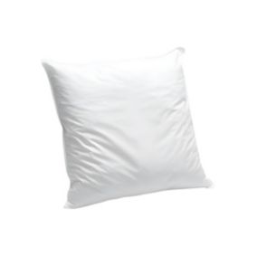 Oreiller en coton bio 60 x 60 cm de NATUREA - 550gr/m2- Blanc- NATURE CONFORT