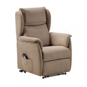 ORENSE - Fauteuil Relax Electrique Releveur Tissu Marron