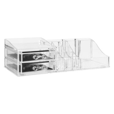 Organiseur 2 tiroirs Transparent Selena - 5Five