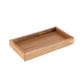 Organiseur de salle de bain Plateau de rangement en Bois