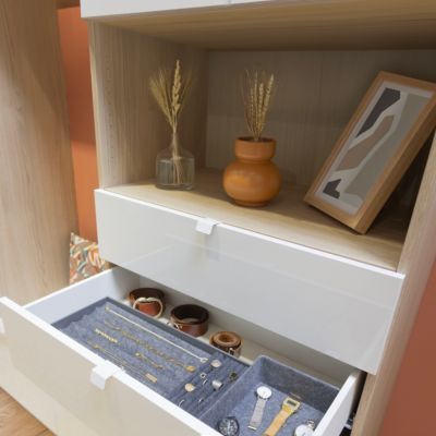 Organiseur de tiroir pour bijoux taille M gris Box & Beyond