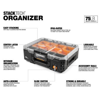 Organiseur Profond Stacktech Toughbuilt Tb-b1-o-30-bea | Castorama