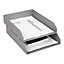 Organiseur range-courriers 2 compartiments Hakan Bigso Box gris