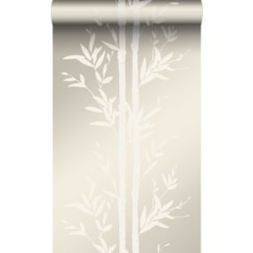 Origin Wallcoverings papier peint bambou blanc cassé - 53 cm x 10,05 m - 345750