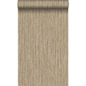 Origin Wallcoverings papier peint bambou marron clair - 53 cm x 10,05 m - 347401