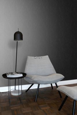 Origin Wallcoverings papier peint bambou noir brun - 53 cm x 10,05 m - 347406