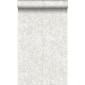 Origin Wallcoverings papier peint brique Ivoire foncé blanc - 53 cm x 10,05 m - 347408