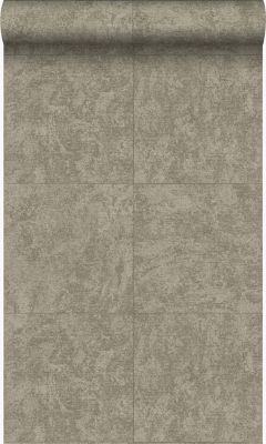 Origin Wallcoverings papier peint brique taupe - 53 cm x 10,05 m - 347410