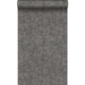 Origin Wallcoverings papier peint brique taupe foncé - 53 cm x 10,05 m - 347407