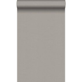 Origin Wallcoverings papier peint effet métal taupe - 53 cm x 10,05 m - 347599