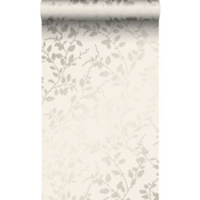 Origin Wallcoverings papier peint feuilles beige - 53 cm x 10,05 m - 345929