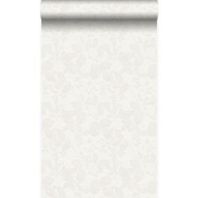 Origin Wallcoverings papier peint feuilles blanc - 53 cm x 10,05 m - 346541