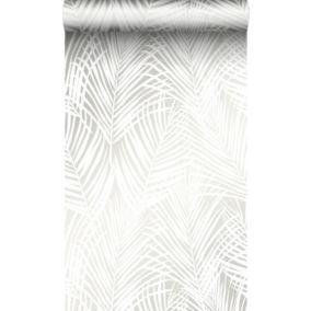 Origin Wallcoverings papier peint feuilles de palmier blanc - 0,53 x 10,05 m - 347741