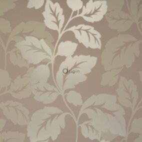 Origin Wallcoverings papier peint feuilles marron - 52 cm x 10,05 m - 307105