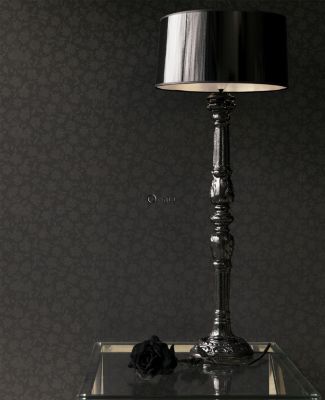 Origin Wallcoverings papier peint fleurs noir - 53 cm x 10,05 m - 345440