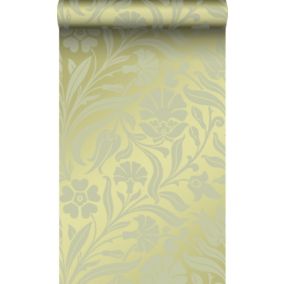 Origin Wallcoverings papier peint fleurs vert - 53 cm x 10,05 m - 346638