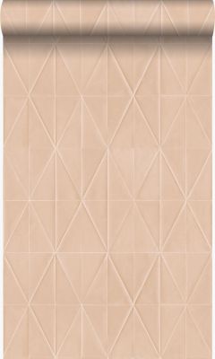 Origin Wallcoverings papier peint forme graphique bronze brillant - 53 cm x 10,05 m - 347231