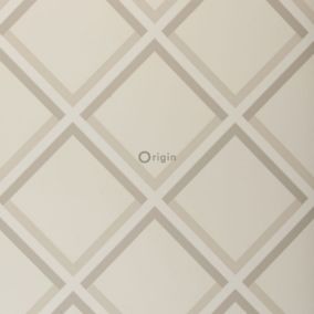 Origin Wallcoverings papier peint géométrique beige - 52 cm x 10,05 m - 307128