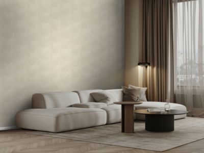 Origin Wallcoverings papier peint graphique 3D beige clair 50 x 900 cm
