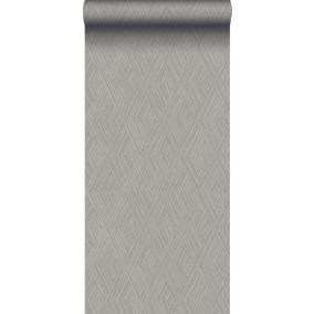 Origin Wallcoverings papier peint graphique 3D gris clair - 50 x 900 cm - 347841