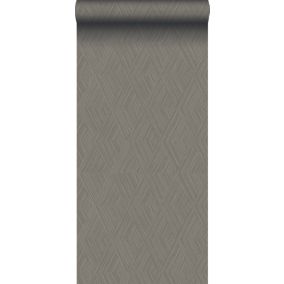 Origin Wallcoverings papier peint graphique 3D taupe - 50 x 900 cm - 347844