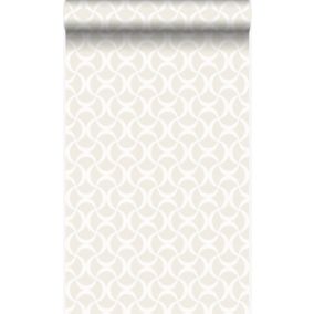 Origin Wallcoverings papier peint graphique blanc - 53 cm x 10,05 m - 345737