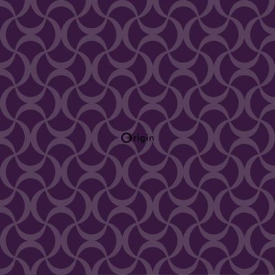 Origin Wallcoverings papier peint graphique violet - 53 cm x 10,05 m - 345736
