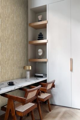 Origin Wallcoverings papier peint imitation bois en 3D beige - 50 x 900 cm - 347866