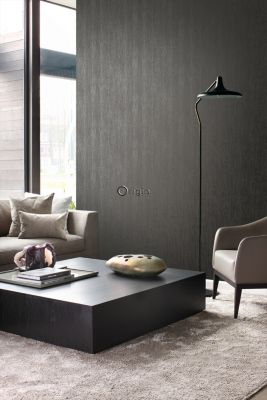 Origin Wallcoverings papier peint imitation bois gris foncé - 53 cm x 10,05 m - 347559