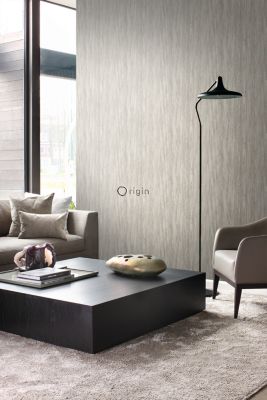Origin Wallcoverings papier peint imitation bois sable beige - 53 cm x 10,05 m - 347415